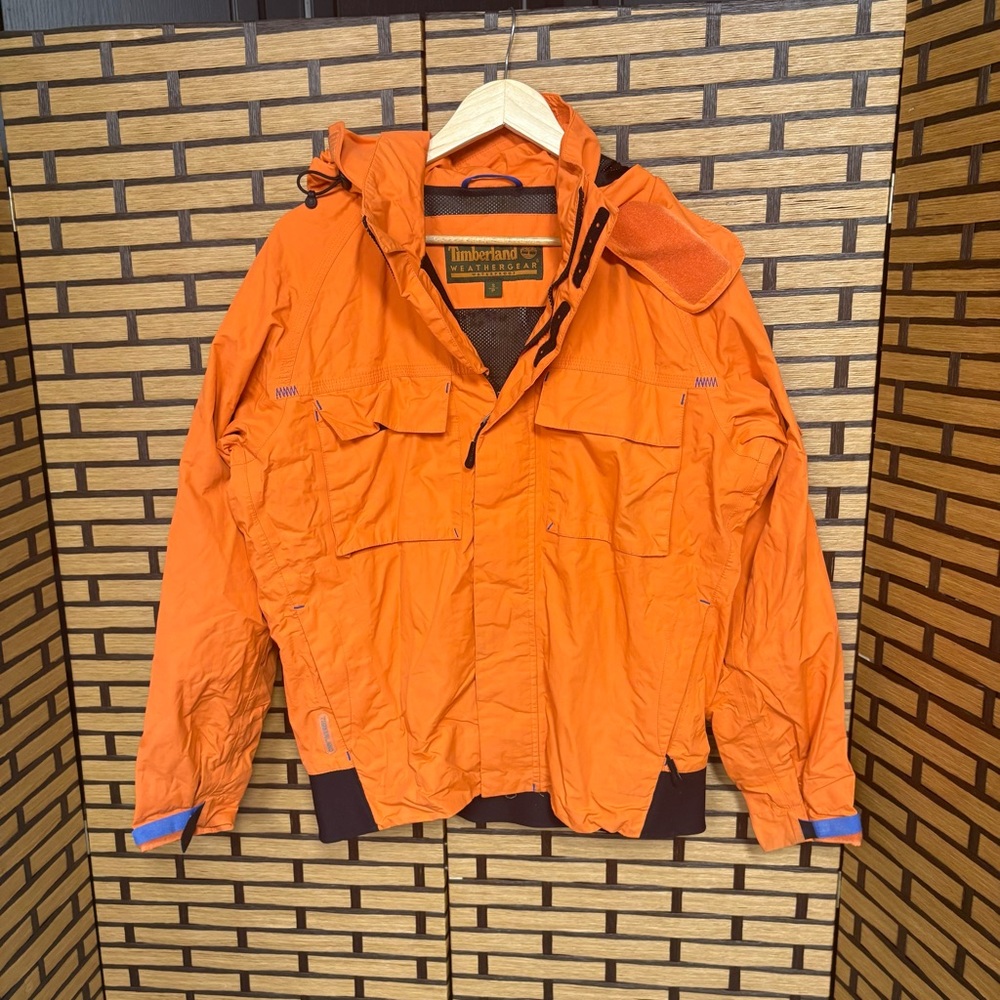 Timberland Weather Gear Orange Jacket Size‎ Small